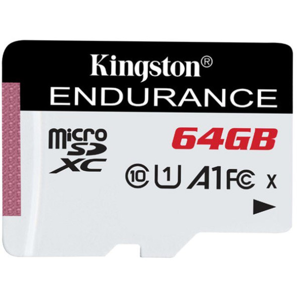 Карта пам'яті microSDXC (UHS-1 U1) Kingston Endurance 64Gb class 10 А1 (R95MB/s, W30MB/s)