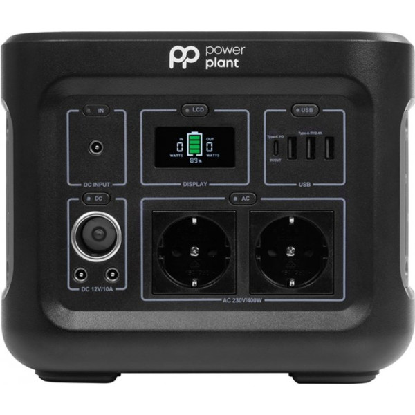 Зарядная станция PowerPlant 403.2Wh, 112000mAh, 400W (PB930777)