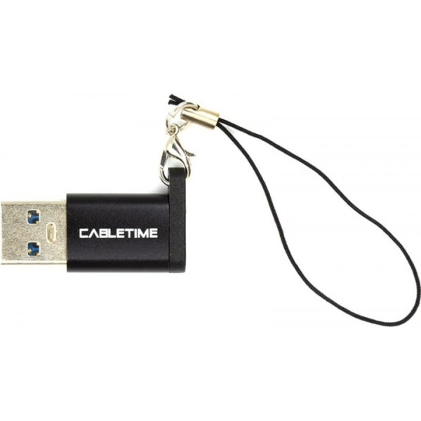 Переходник CABLETIME OTG USB 3.0 Type-A (M) - USB Type-C (F) (CA913701)