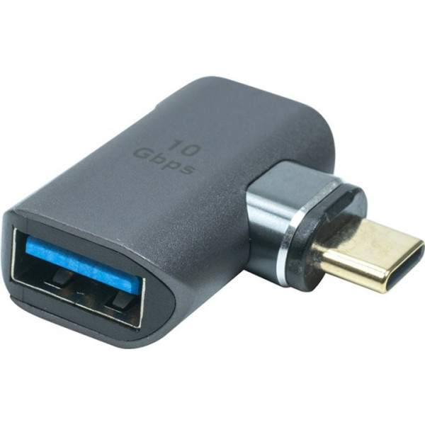 Адаптер PowerPlant USB Type-C - USB 3.1 Type-A, 10 Гбіт/с чорний (CA914319)