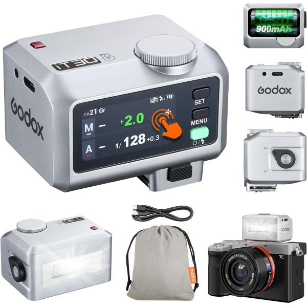 Спалах Godox iT30Pro F TTL Mini Flash for FUJIFILM (Silver)(IT30PRO F SILVER)