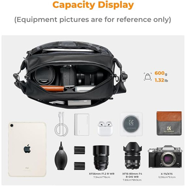 Поясна сумка K&F Concept Alpha Camera Sling Bag Camouflage, 10л (KF13.157V4)
