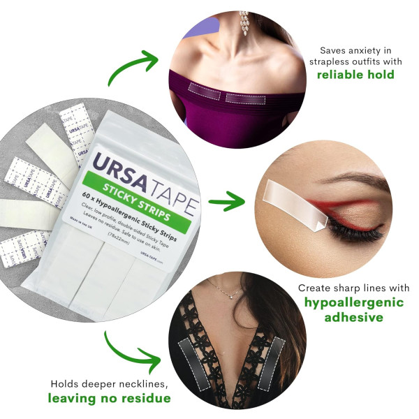 Липкие полоски для крепления микрофона URSA Tape Sticky Strips, 60 шт. (U-STICKYSTRIPS-60)