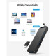 USB-хаб Vention Type-C to 4-Port USB 3.0 Hub with Power Supply Black 0.5M ABS Type