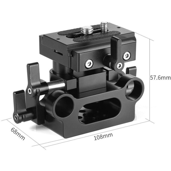 Базовая площадка SmallRig Universal 15mm Rail Support System Baseplate