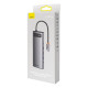 USB-хаб Baseus Metal Gleam Series 12-в-1 багатофункціональна док-станція Type-C сірого кольору