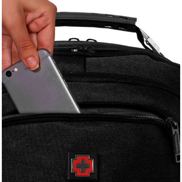 Рюкзак міський Swissbrand Mandeville 17 чорний (SWB_BLGEO001U)