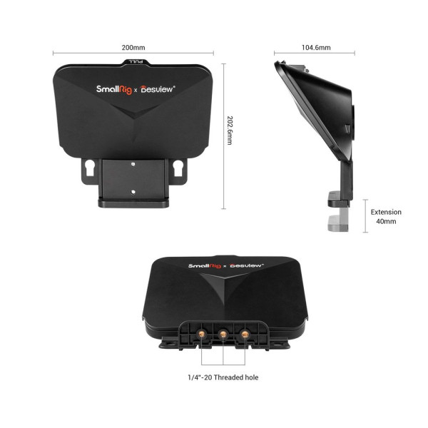 Суфлер для смартфона SmallRig x Desview Portable Teleprompter TP10