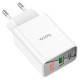 Сетевое зарядное устройство HOCO C100A PD20W+QC3.0 charger with digital display White