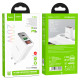 Сетевое зарядное устройство HOCO C100A PD20W+QC3.0 charger with digital display White