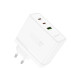 Сетевое зарядное устройство BOROFONE BN11 Imperial PD100W three-port(2C1A) charger White
