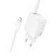 Сетевое зарядное устройство с кабелем BOROFONE BN26 Fuente single-port PD20W charger set (C to iP) (EU) White