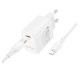 Сетевое зарядное устройство с кабелем BOROFONE BN26 Fuente single-port PD20W charger set (C to iP) (EU) White