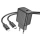Сетевое зарядное устройство с кабелем HOCO CS22A Value single port PD30W charger set(C to iP) Black