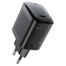Сетевое зарядное устройство ACEFAST A112 PD45W GaN single USB-C charger (EU) Black