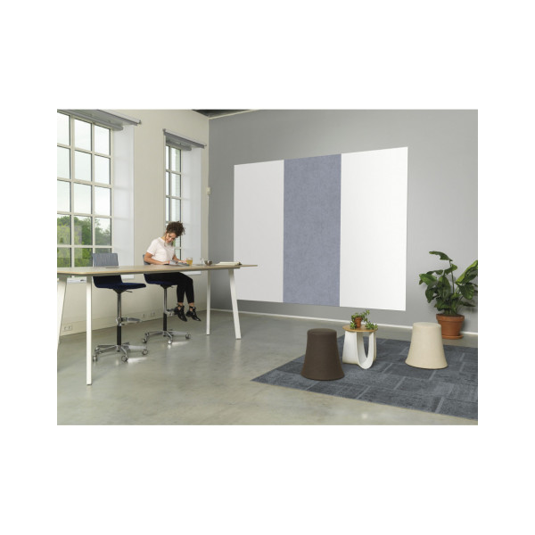 Панель стеновая шумопоглощающая 980x1980 серая Magnetoplan Infinity Wall X Acoustics Gray (1011101)