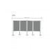 Система перегородок стационарная 5185 Magnetoplan Displayboards Set 4 (1101004)