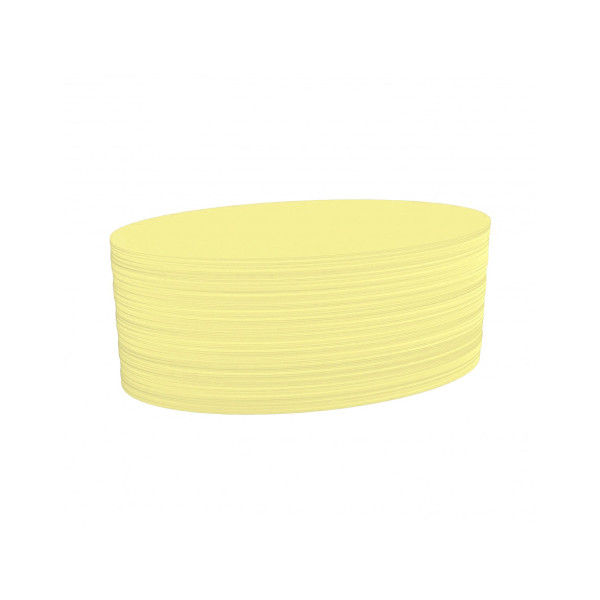 Карточки модерации овальные 190x110 желтые Magnetoplan Oval Yellow Set (111151902)