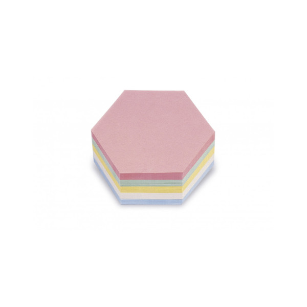 Карточки модерации гексагональные 190x165 разноцветные Magnetoplan Comb Assorted Set (111152310)