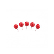 Булавки-бусины 17 красные Magnetoplan Pins Ball Red Set (111165106)