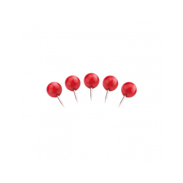 Булавки-бусины 17 красные Magnetoplan Pins Ball Red Set (111165106)