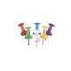 Булавки-гвоздики прозрачные 23 разноцветные Magnetoplan Pins Memo-holder Assorted Set (111165350)
