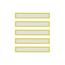 Рамки заголовков магнитные A4/A3 желтые Magnetofix Frame TOPSIGN Yellow Set (1131802)