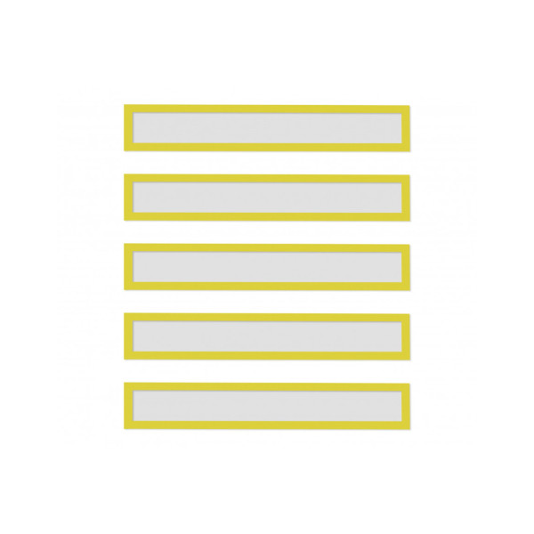 Рамки заголовков магнитные A4/A3 желтые Magnetofix Frame TOPSIGN Yellow Set (1131802)