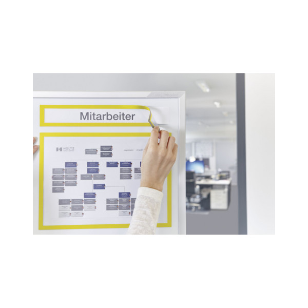 Рамки заголовков магнитные A4/A3 желтые Magnetofix Frame TOPSIGN Yellow Set (1131802)