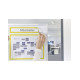 Рамки заголовков магнитные A4/A3 желтые Magnetofix Frame TOPSIGN Yellow Set (1131802)