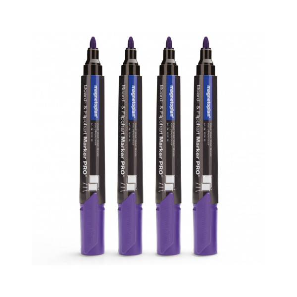 Маркеры универсальные фиолетовые Magnetoplan PRO+ Violet Set (1228119)