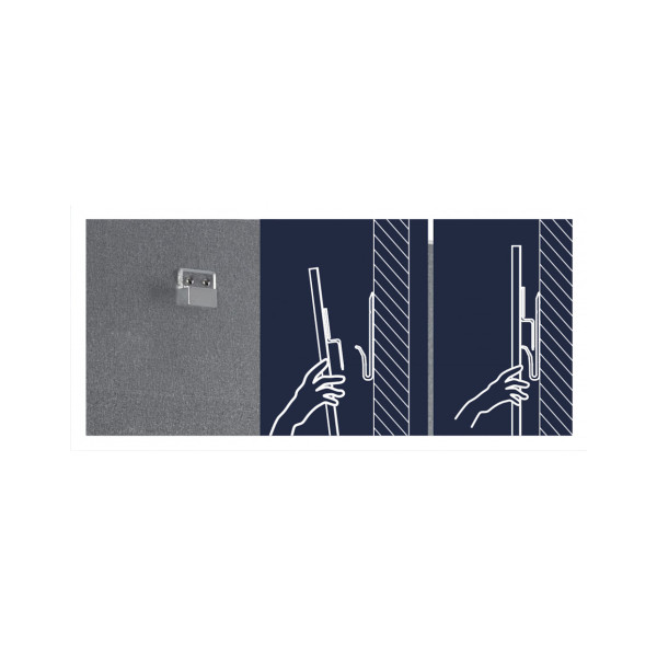 Доска стеклянная магнитно-маркерная 1500x1000 черная Magnetoplan Glassboard-Black (13408012)