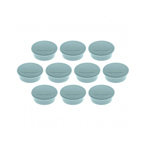 Магниты круглые 40/2.2 голубые Magnetoplan Discofix Color Light-Blue Set (1662003)