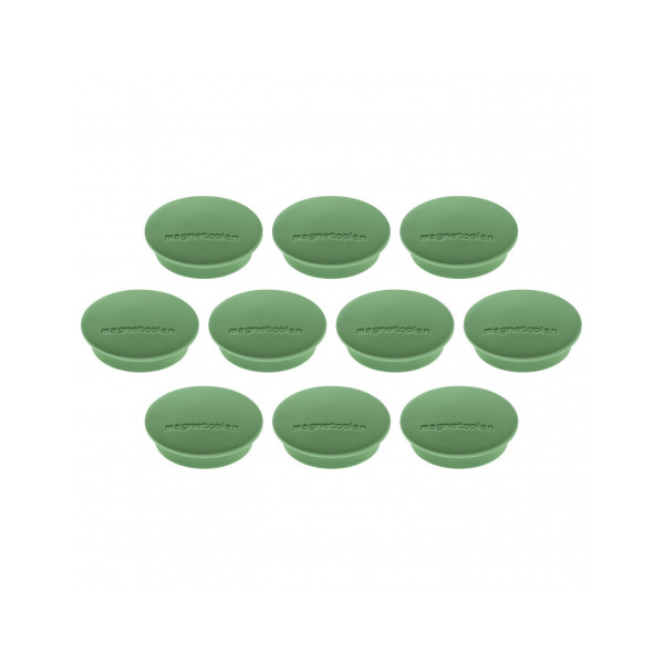 Магниты круглые 34/1.3 зеленые Magnetoplan Discofix Junior Green Set (1662105)