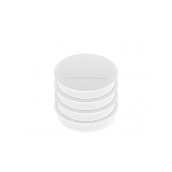Магниты круглые 30/0.7 блистер белые Magnetoplan Discofix Standard White Set (16642400)