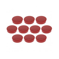 Магниты круглые 24/0.3 красные Magnetoplan Discofix Hobby Red Set (1664506)