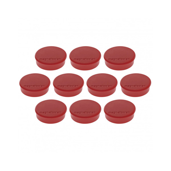 Магниты круглые 24/0.3 красные Magnetoplan Discofix Hobby Red Set (1664506)