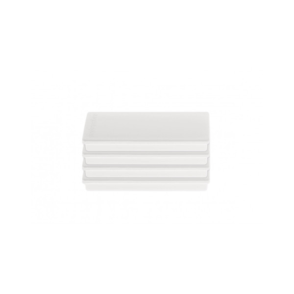 Магниты прямоугольные 55x22/1.3 блистер белые Magnetoplan Rechteck White Set (16651400)