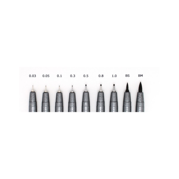 Линер черный 0.1мм COPIC Multiliner Black (2207502)