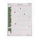 Щоденний табель 11 годин/30 осіб 450x600 Magnetoplan Staff In/Out Planner (37016)