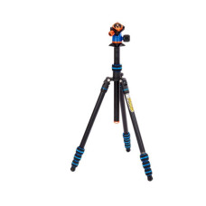 Штатив 3 LEGGED THING Punks Travis 2.0 Black Blue Алюминиевый, 4 секции, шаровая голова AirHed Neo 2.0 Blue и чехол в комплекте ( TRAVISBLUE2.0 )