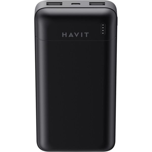 Универсальная мобильная батарея Havit PB68 20000mAh USB-C, 2xUSB-A