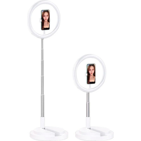 Кольцевая LED лампа Usams US-ZB120 Stretchable Selfie Ring Light White