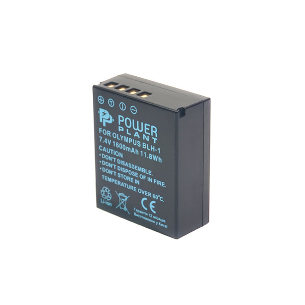 Акумулятор PowerPlant Olympus BLH-1 1600 мАч