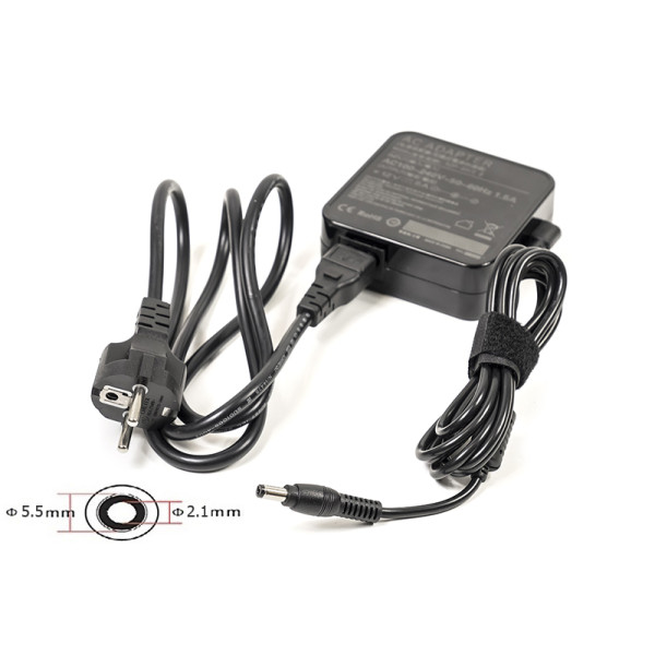 Универсальный блок питания PowerPlant 220V, 12V 60W 5A (5.5*2.1) wall mount