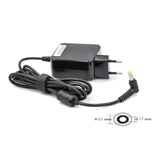 Блок питания для ноутбуков PowerPlant ACER 220V, 19V 40W 2.15A (5.5*1.7) wall mount