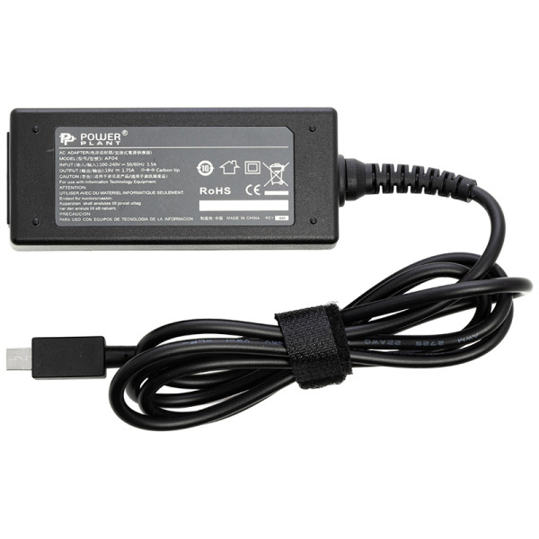 Блок живлення для ноутбуків PowerPlant ASUS 220 В, 19 В 33 Вт 1,75 А (міні USB)