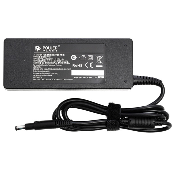 Блок питания для ноутбуков PowerPlant HP 220V, 19.5V 90W 4.62A (4.8*1.7)