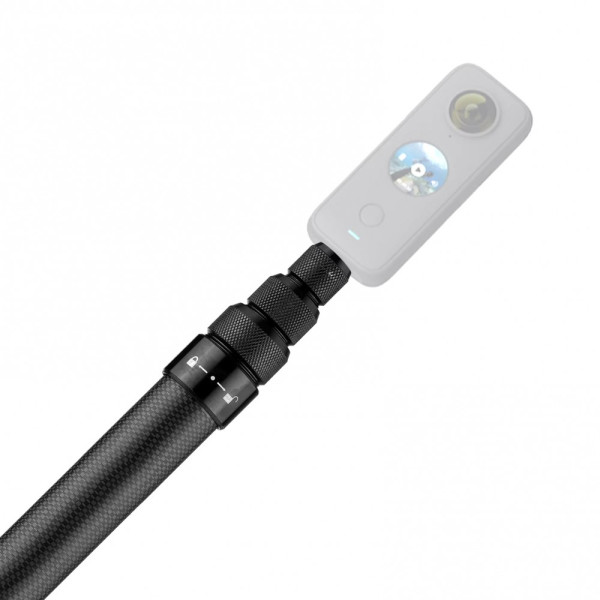 Монопод невидимка для Insta360 карбоновый 39-150см AC Prof IN-X3-17