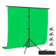 Фон зі стійкою Puluz PU5205G Chroma key зелений (200x200см)